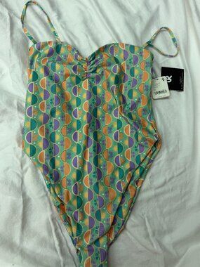 Inner Relm One Piece in Eclipse Green NWT XL